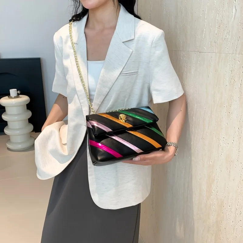 Relaxed Zip-Top Shoulder Bag