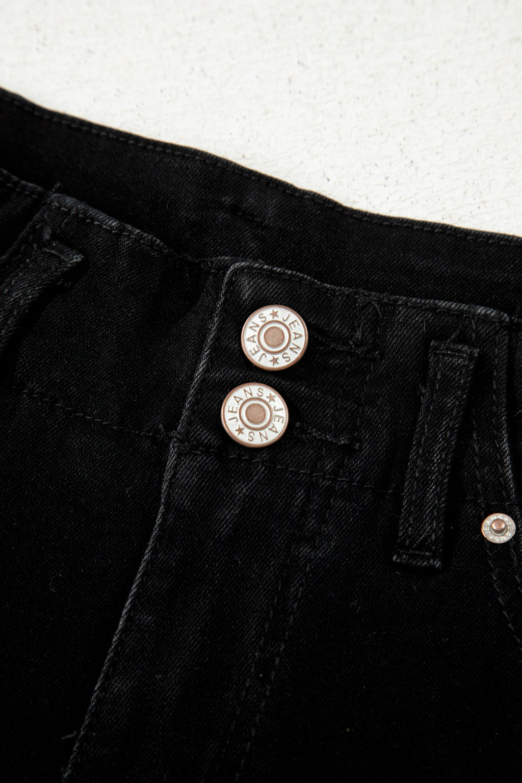 Flare Flared High Waist Button Bottom Jeans