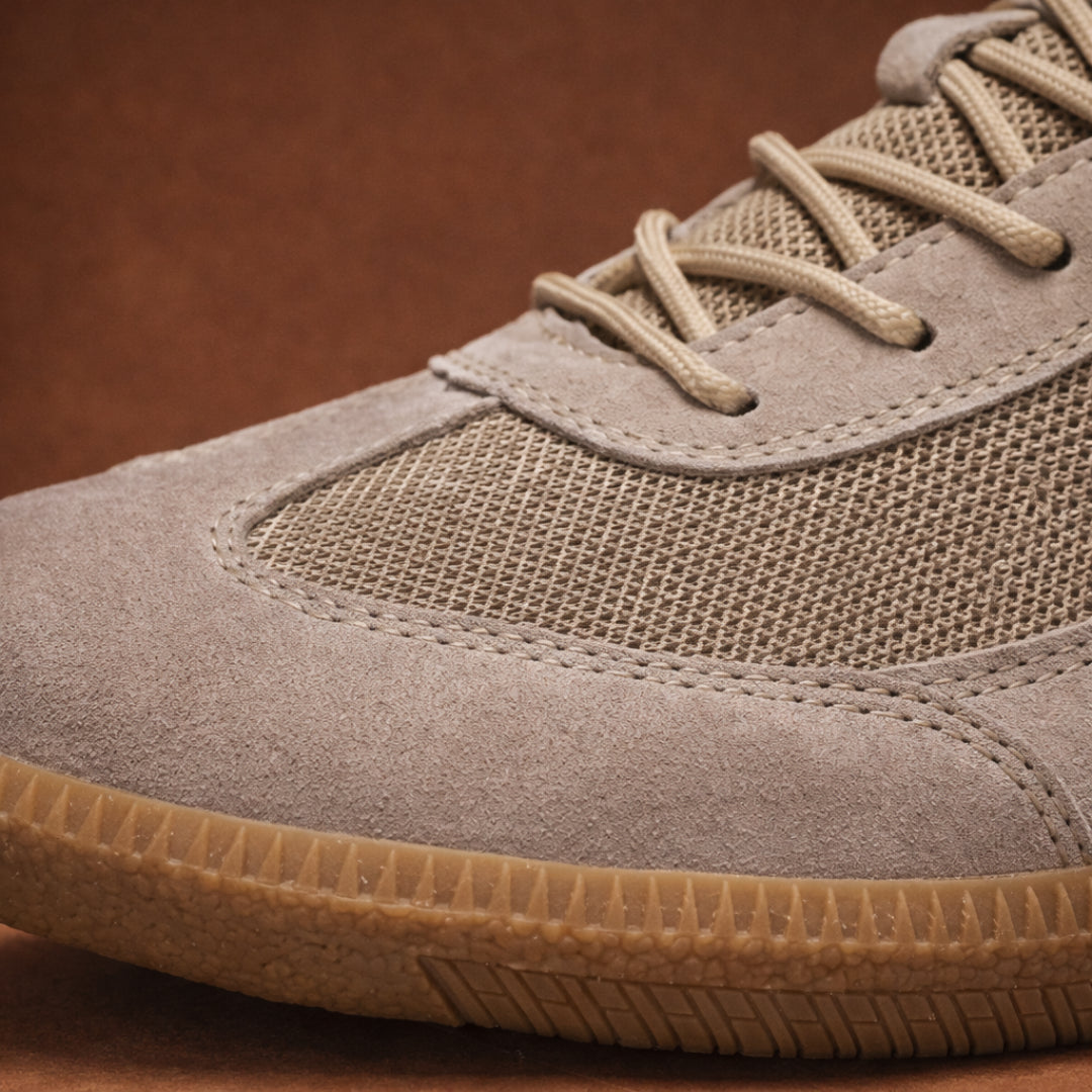 Suede Mesh Sneakers