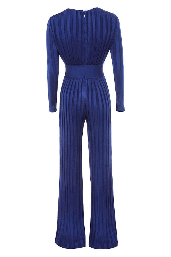 Plunging Glam Jumpsuit