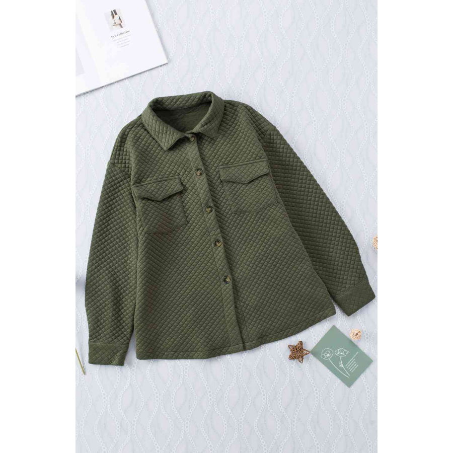 Button Down Collared Jacket