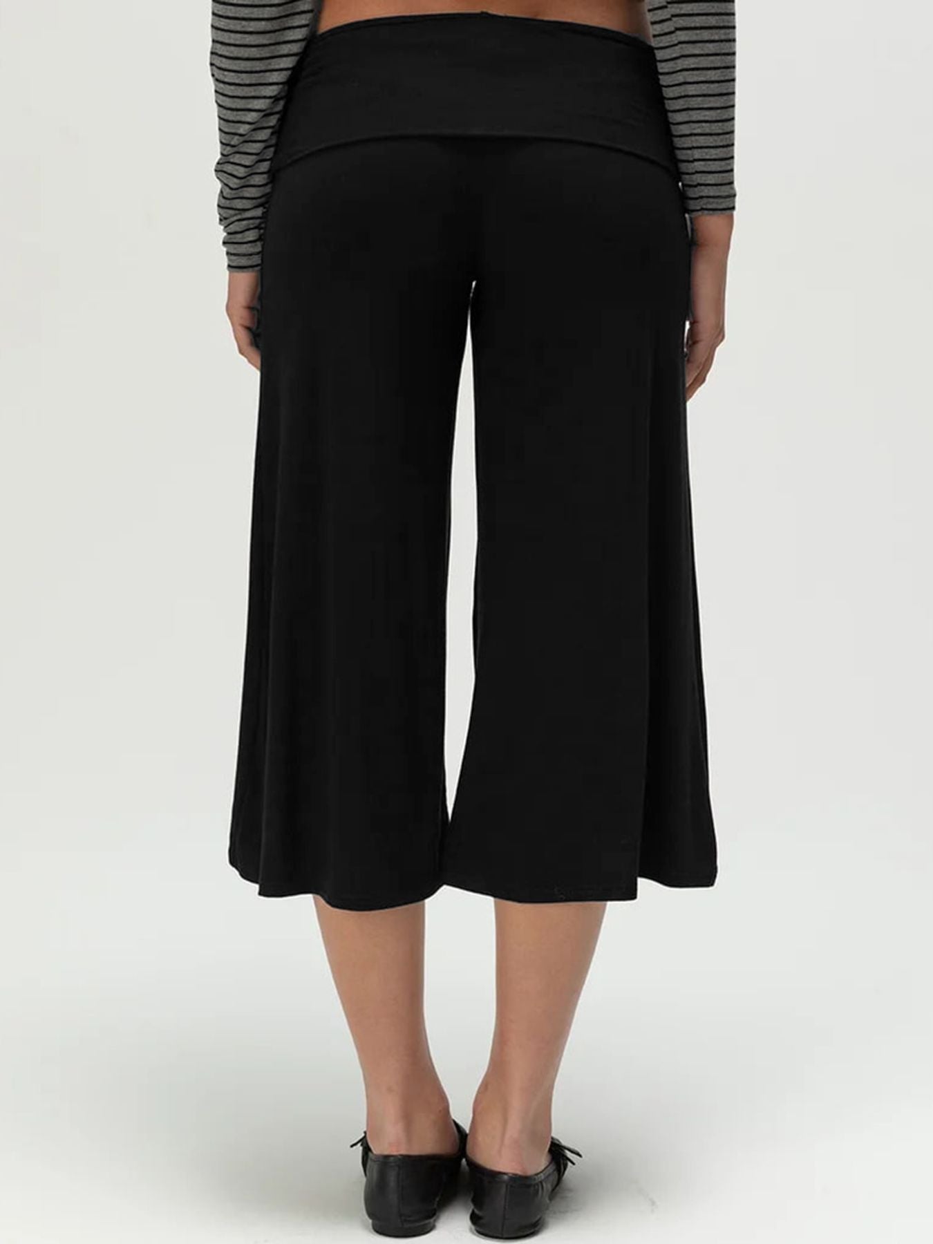 Wide Leg Capris Apparel