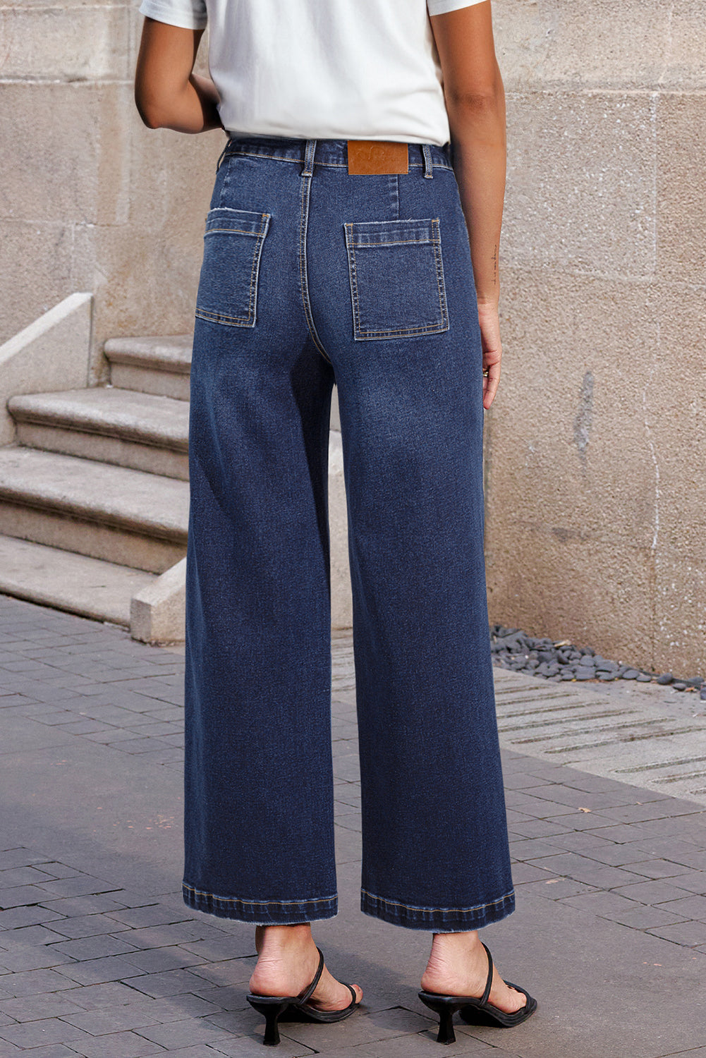 Patch Pocket Mimimalist Shift Jeans