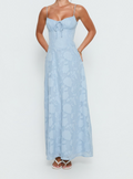 Resort Style Sweetheart Neck Maxi Dress