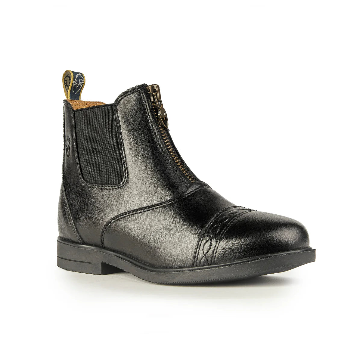 Versatile Zip Leather Riding Boots