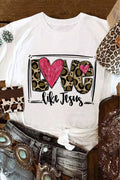 White Love Like Jesus Graphic