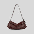 Vintage Zip-Top Shoulder Bag