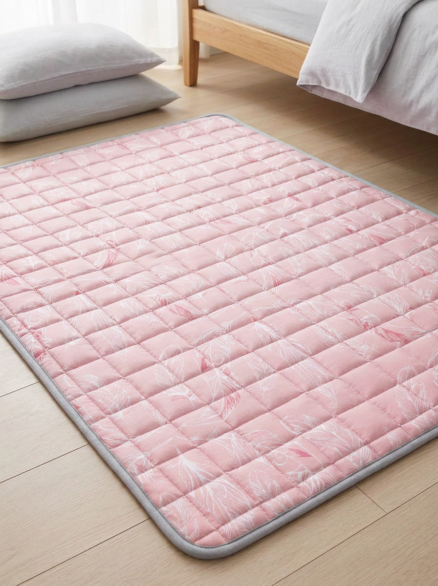 Foldable Summer Cooling Leaf Pattern Pattern Cooling Mat