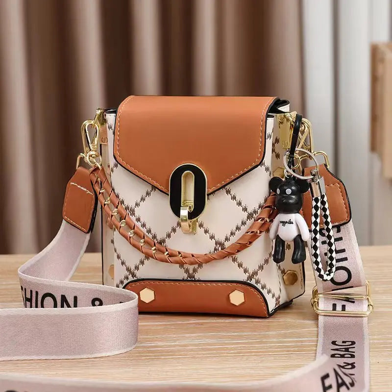Structured Canvas Crossbody Bag