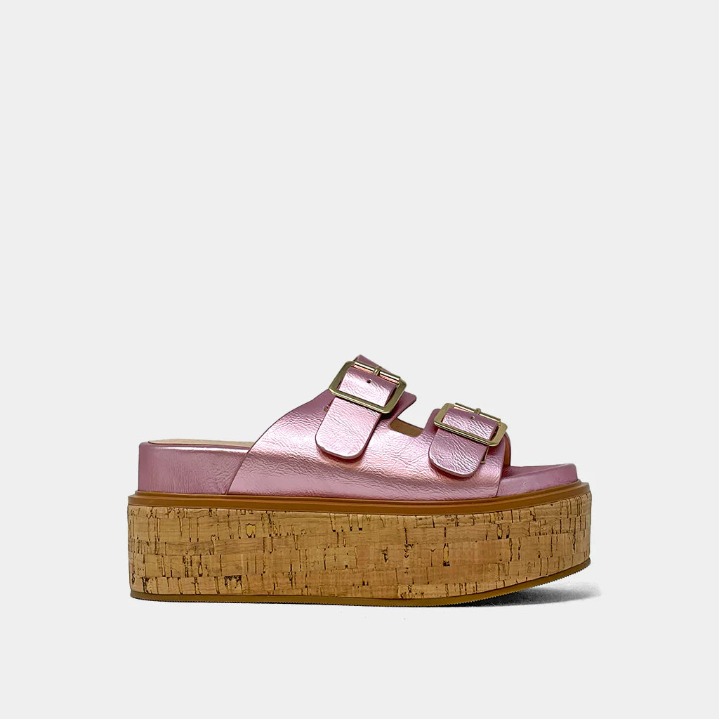 Flatform Leather Sandals