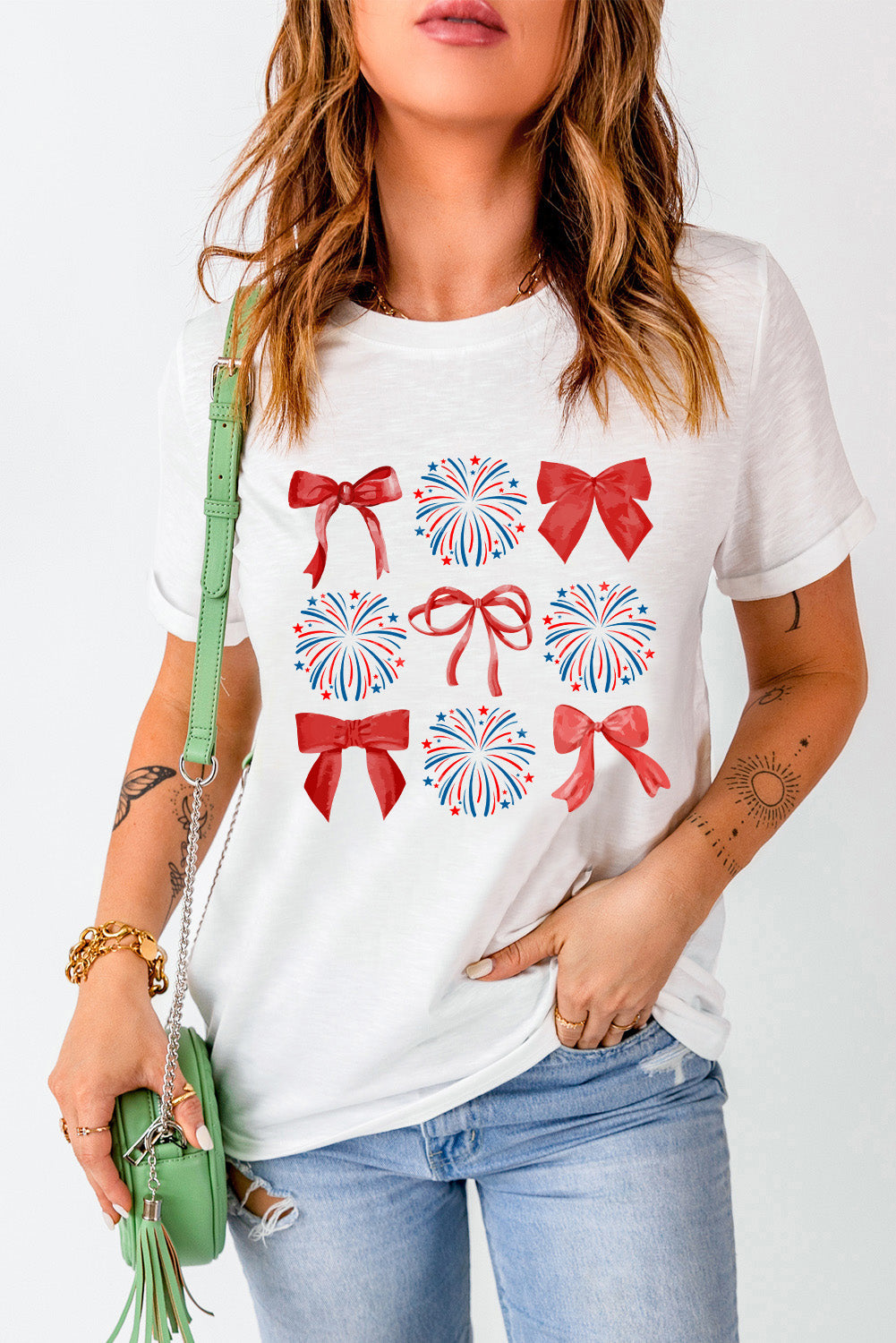 White Celerbration Bowknot