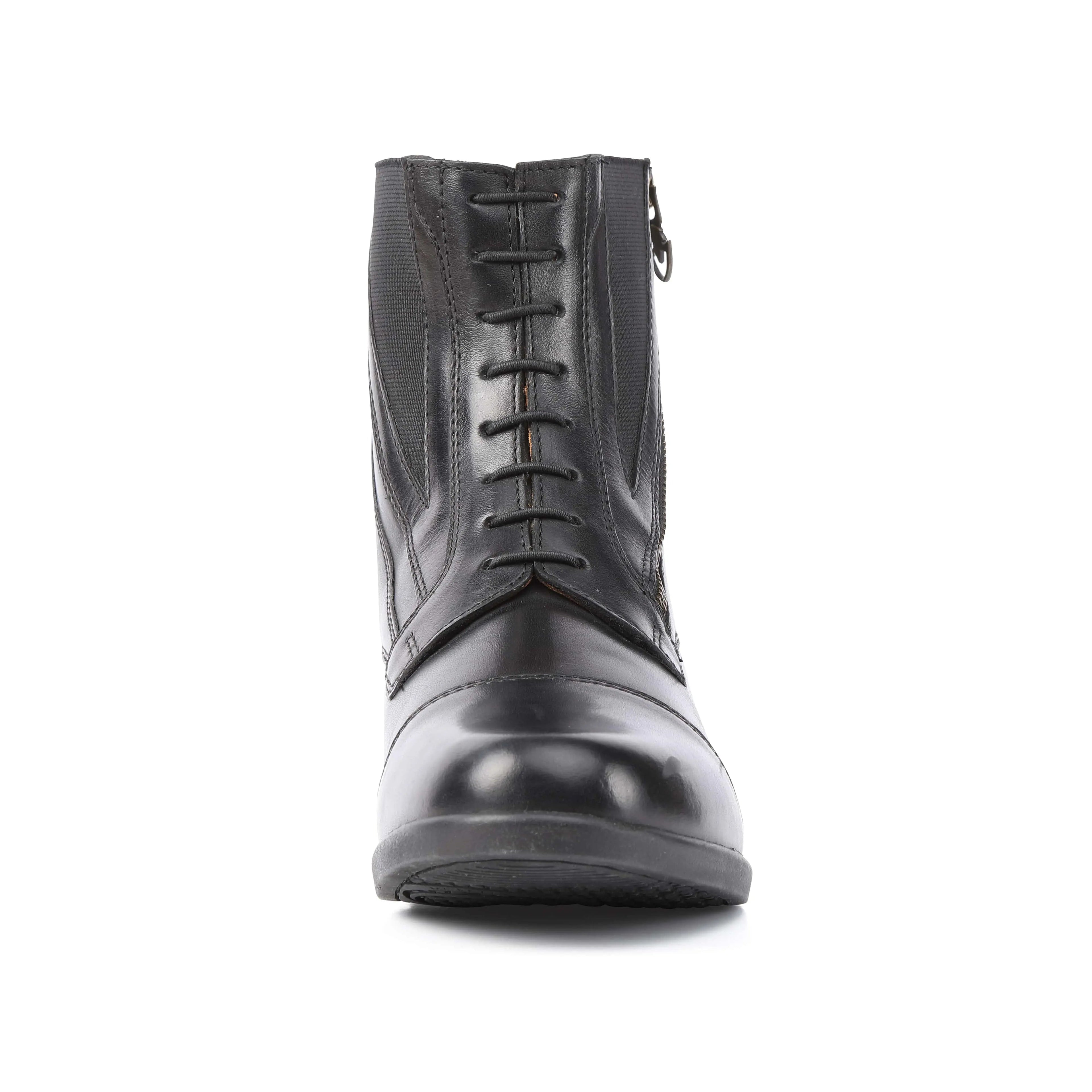 Versatile Zip Leather Paddock Boots
