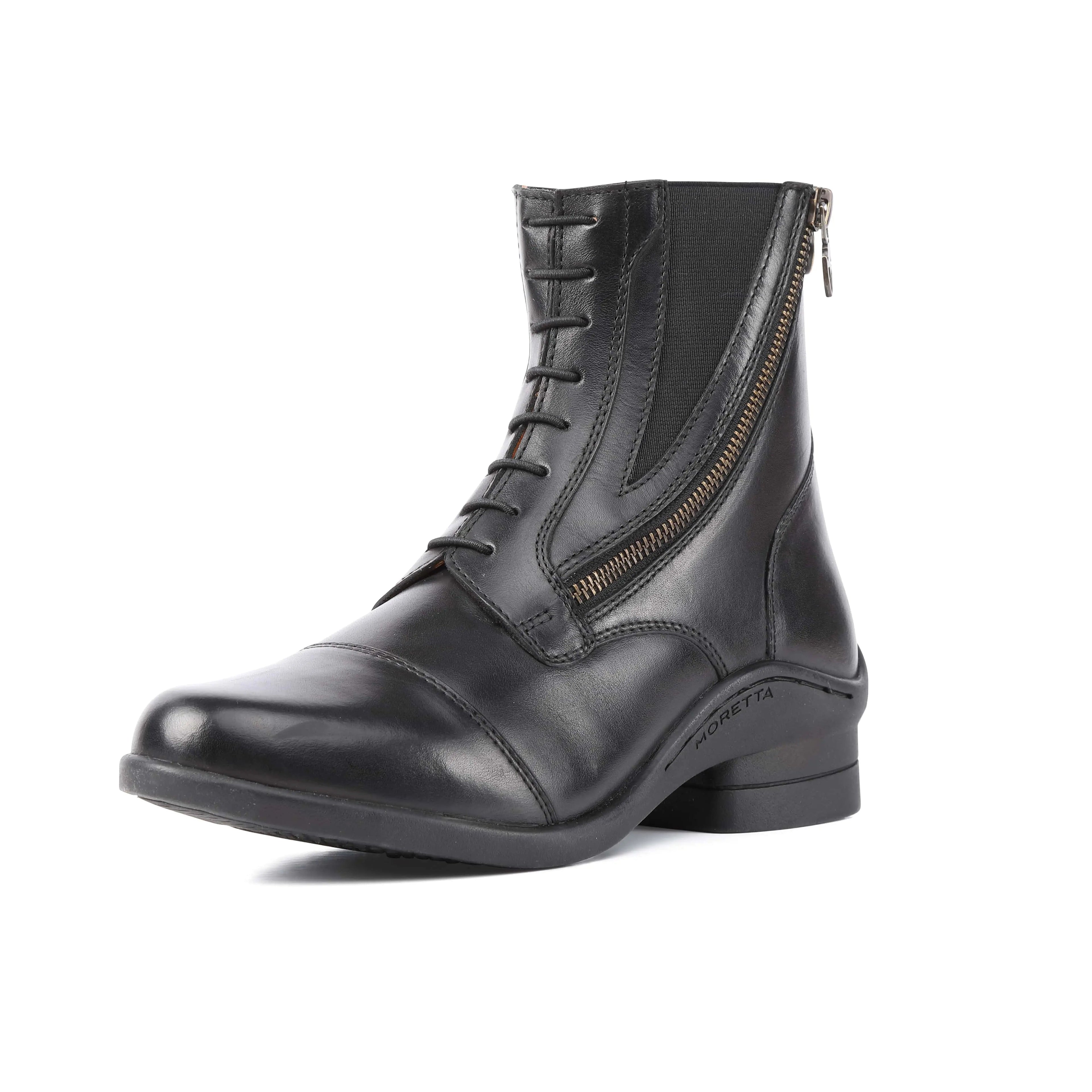 Versatile Zip Leather Paddock Boots