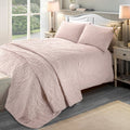 Modern Bedroom Reversible Floral Microfiber Duvet Cover Set