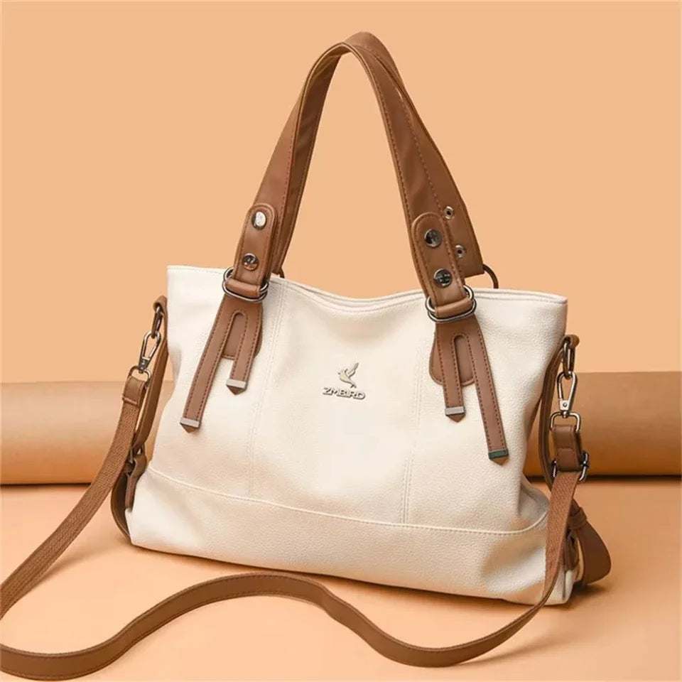 Roomy Zip-Top Tote Bag