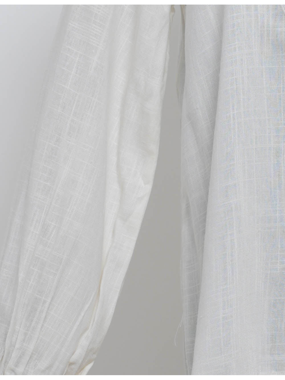Boho Hollow Out Embroidery Shirt Collar Button Down Blouse