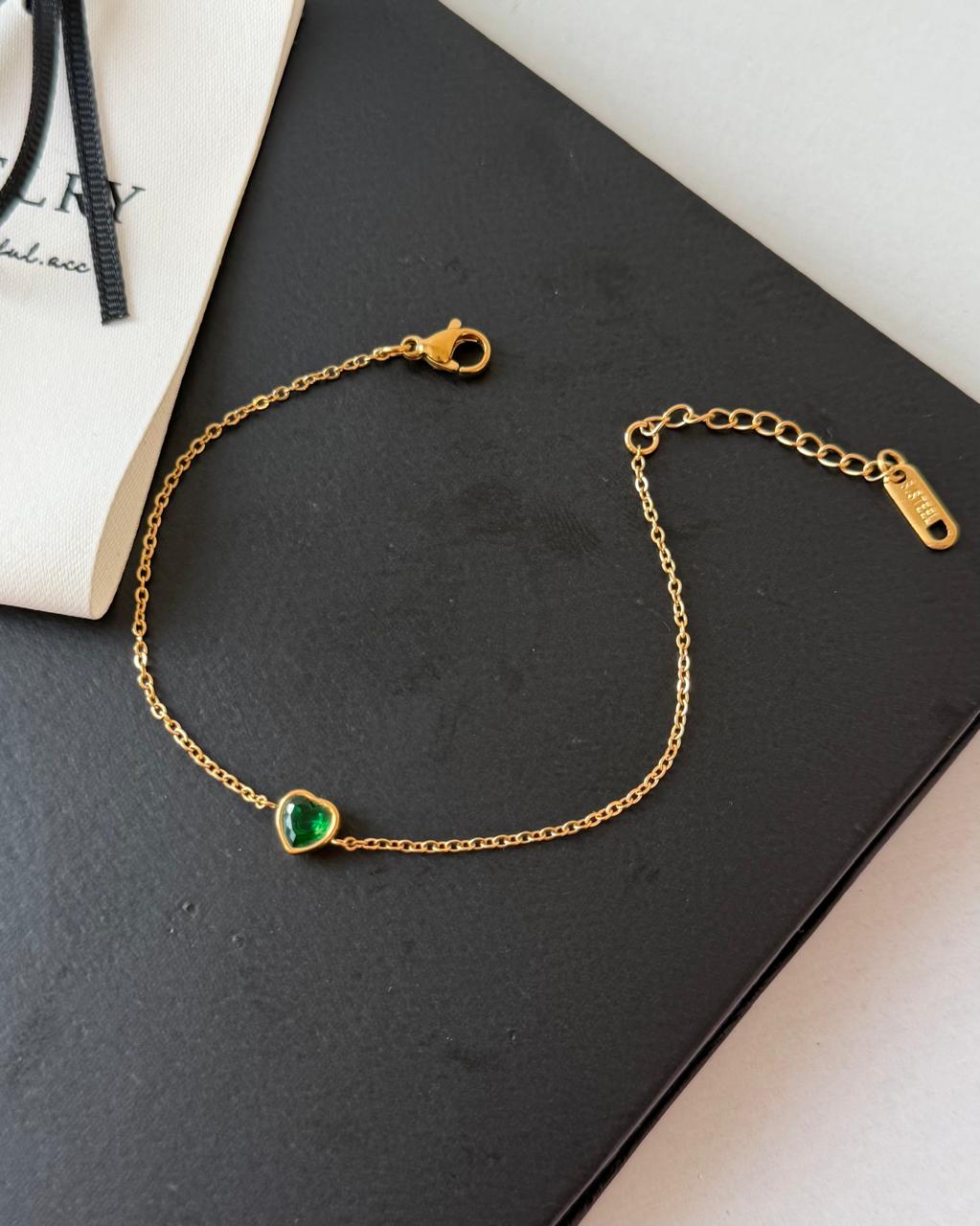 Stainless Steel Heart Fashion Bracelet