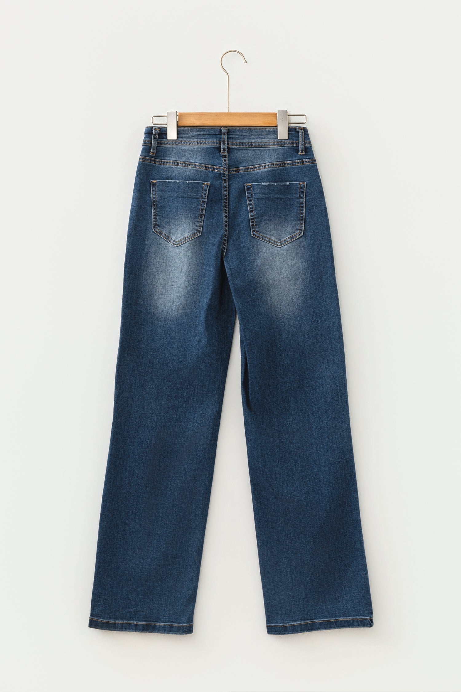 Straight Leg  Full Length Jeans