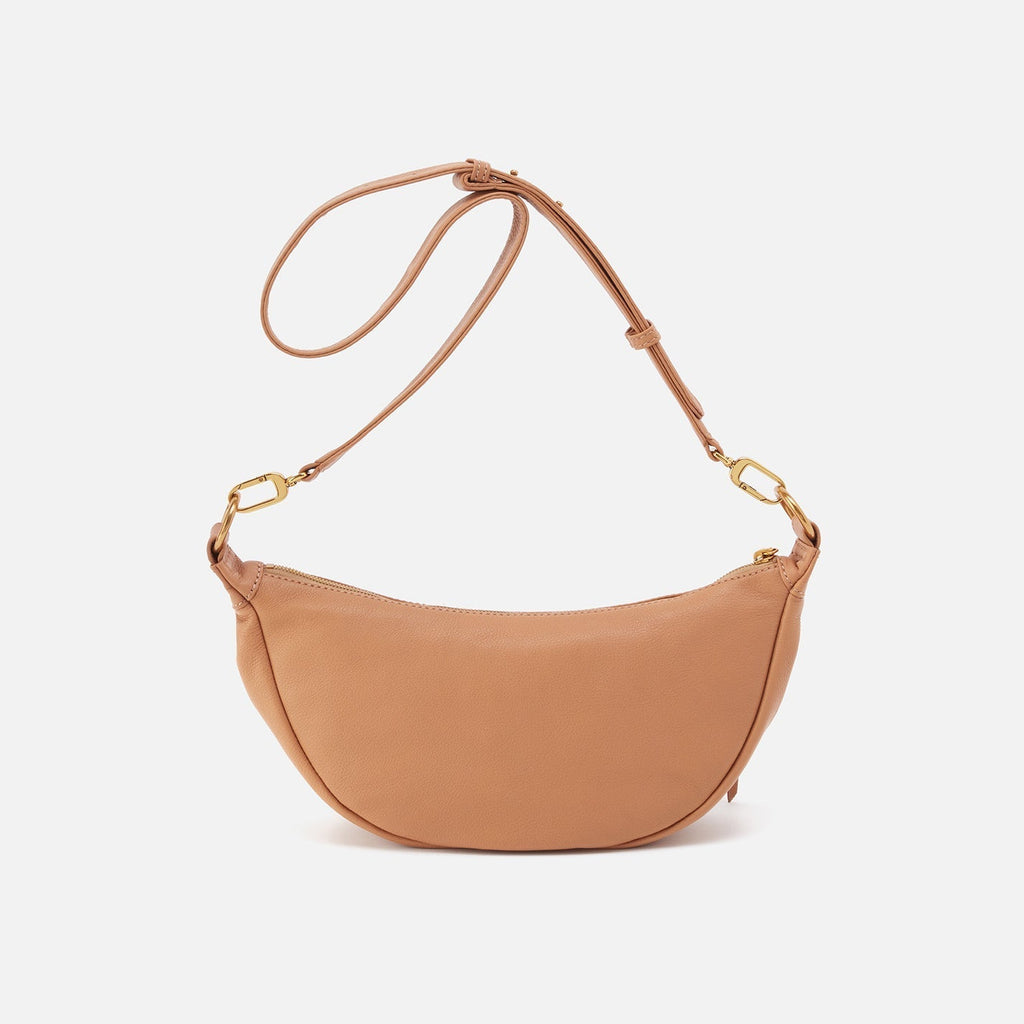Slouchy Faux Leather Suede Crossbody Bag