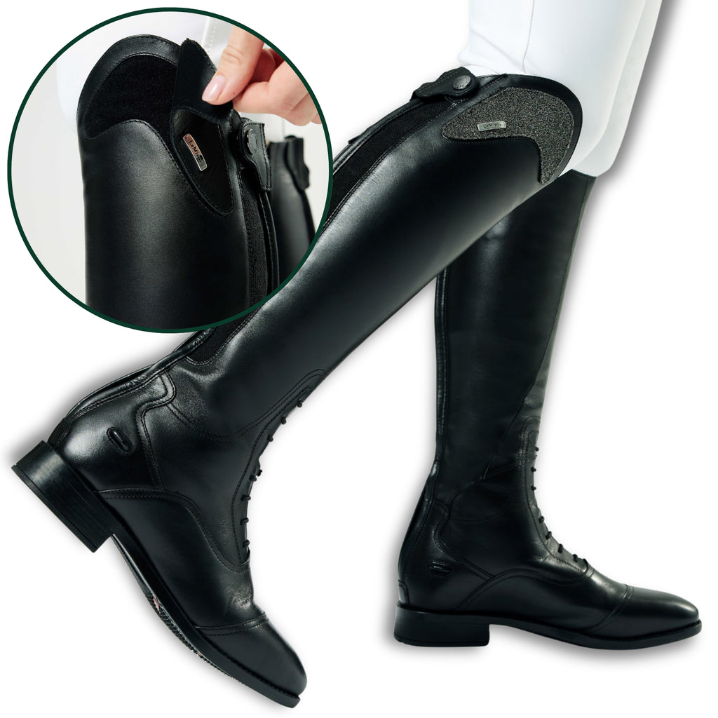 Everyday Zip Leather Riding Boots