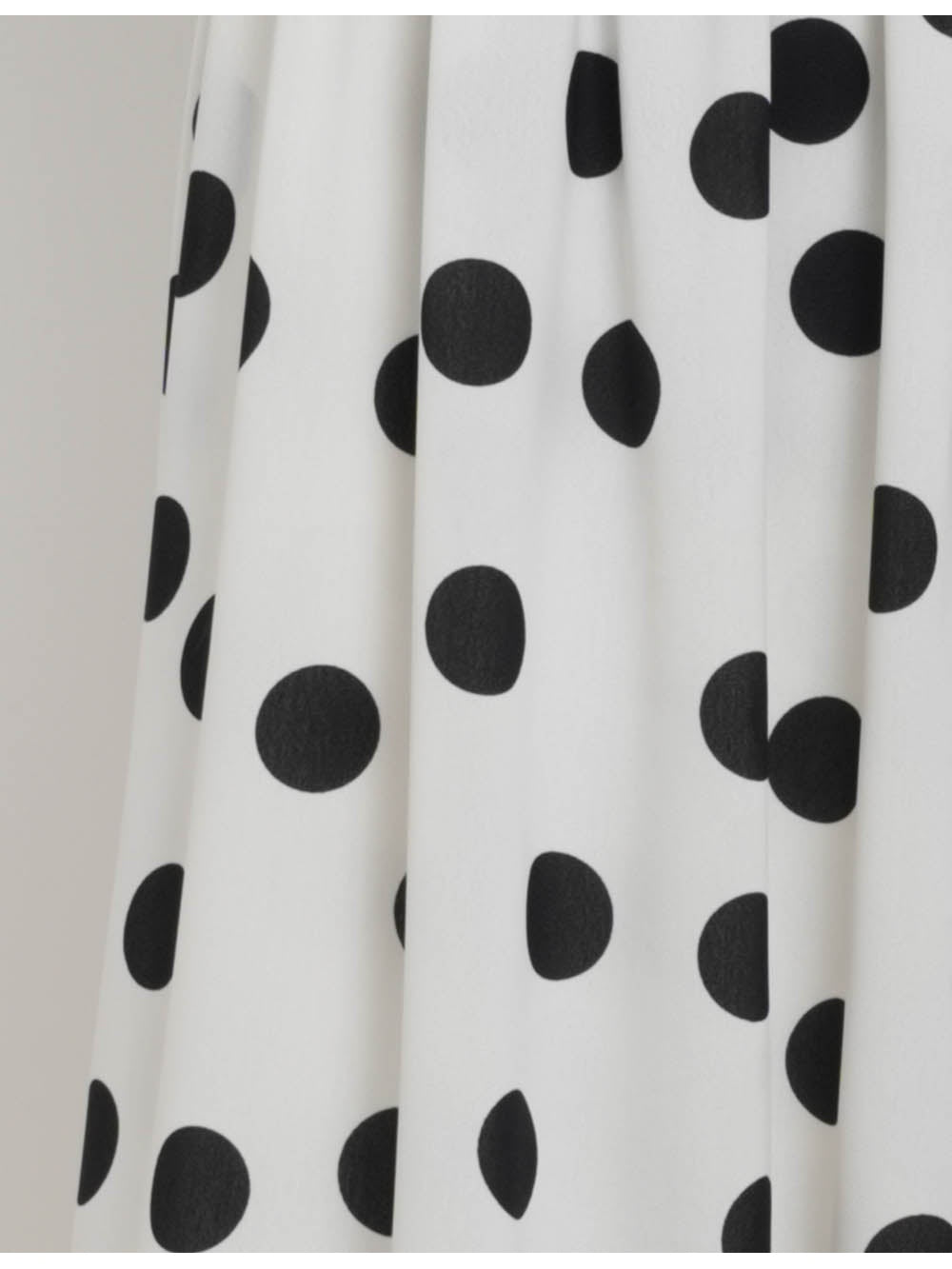 Strapless Polka Dot Smocked Sleeveless Maxi Dress
