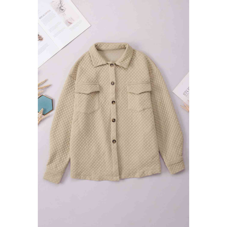 Button Down Collared Jacket