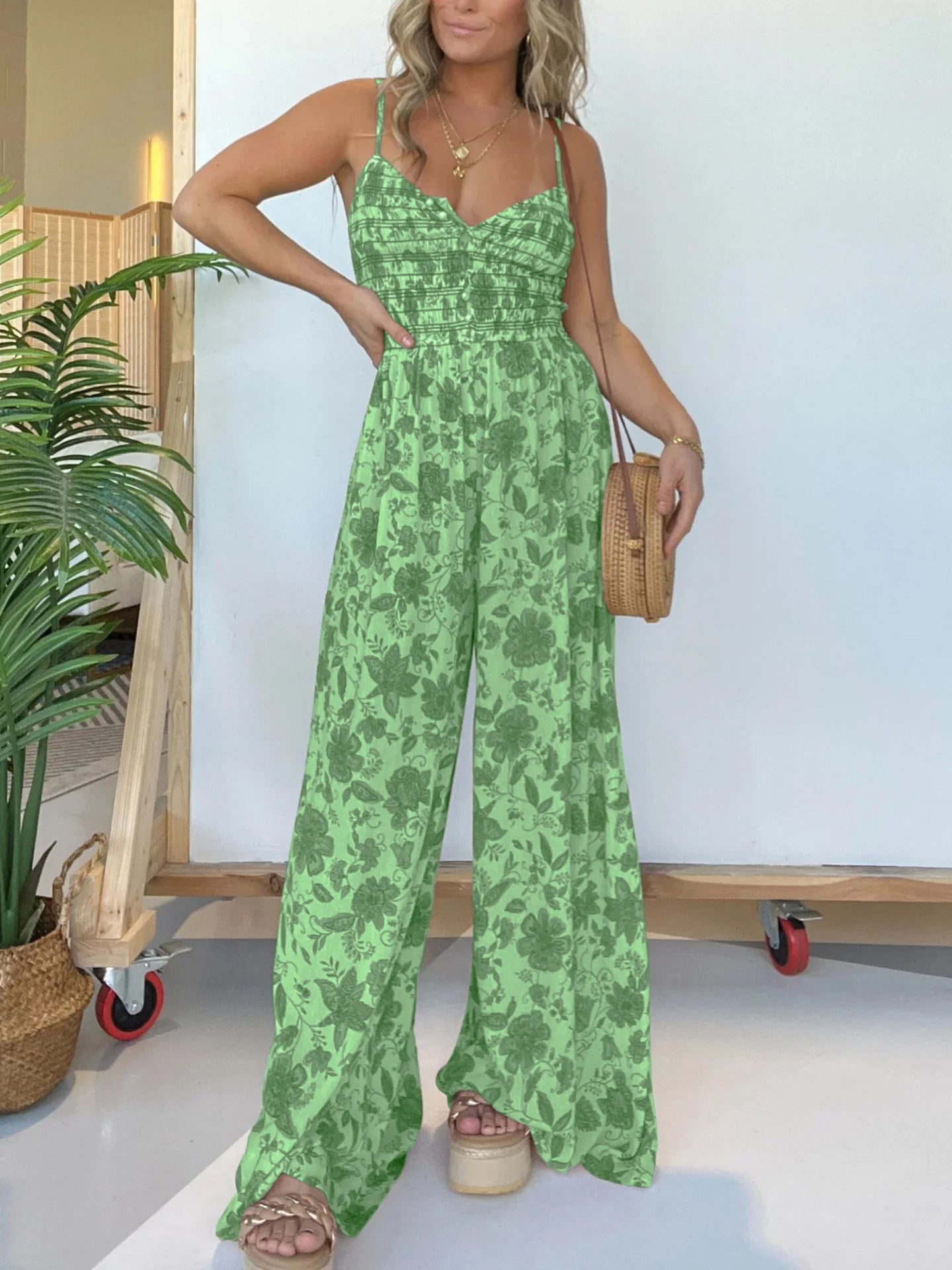 Effortless Floral Jumpsuit