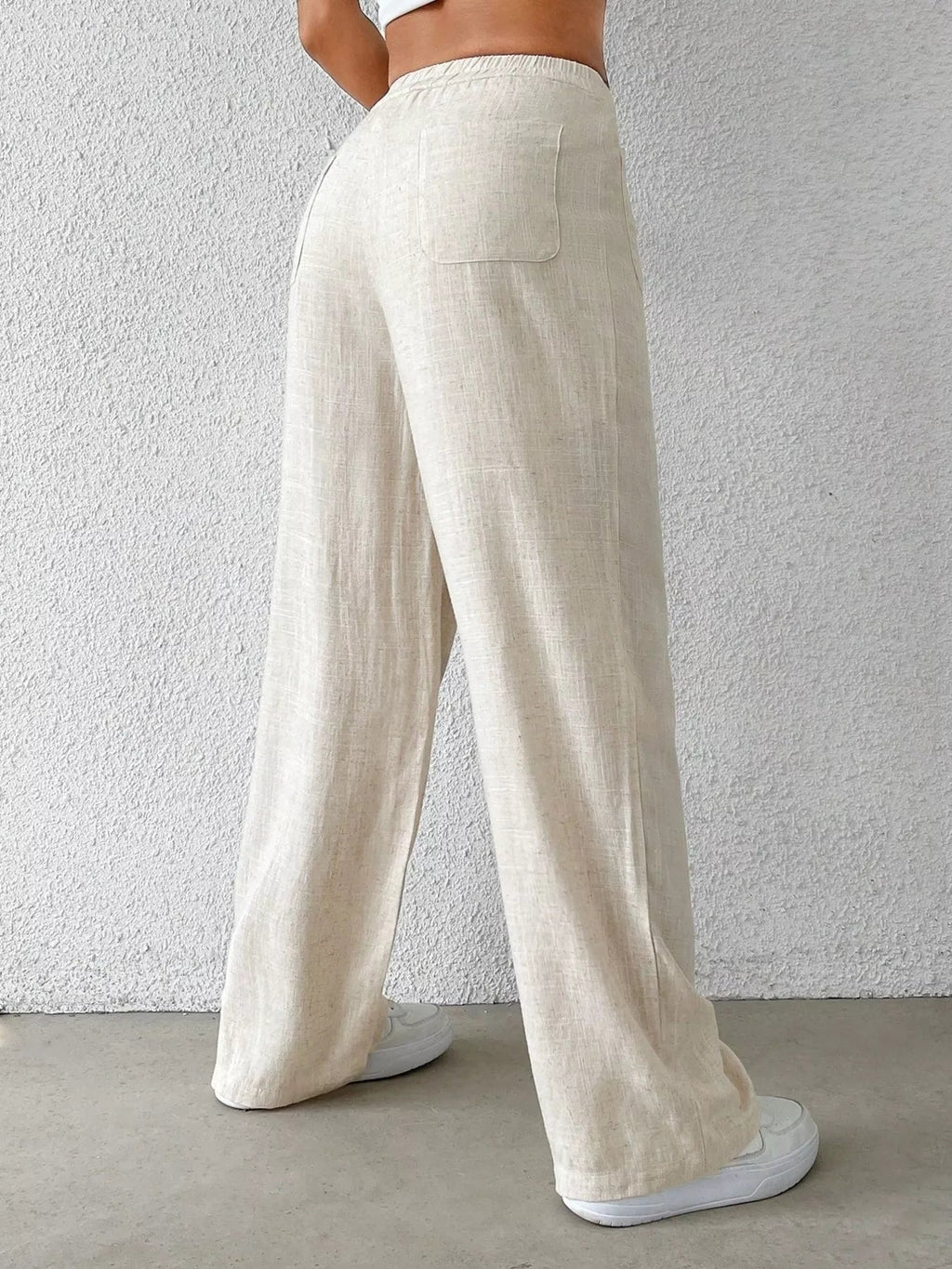 Resort High Waisted Wide Leg Pants