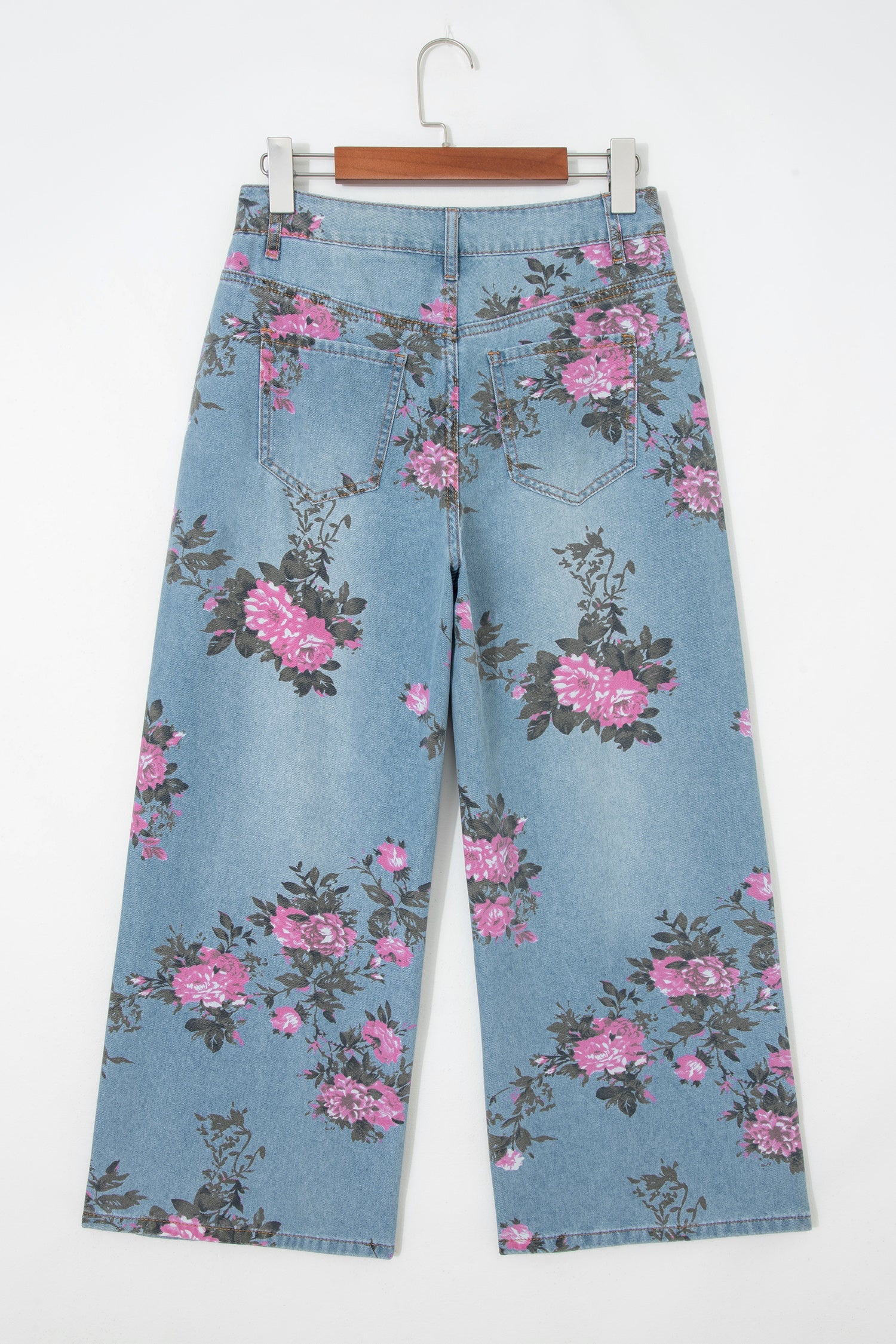 Floral Print Garden Bootcut Jeans