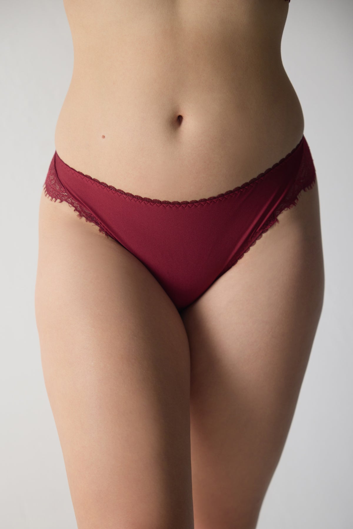 Minimal Lace Brazilian Panties