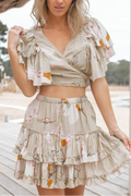 Smooth Market Everyday Casual Ruffle Skirt