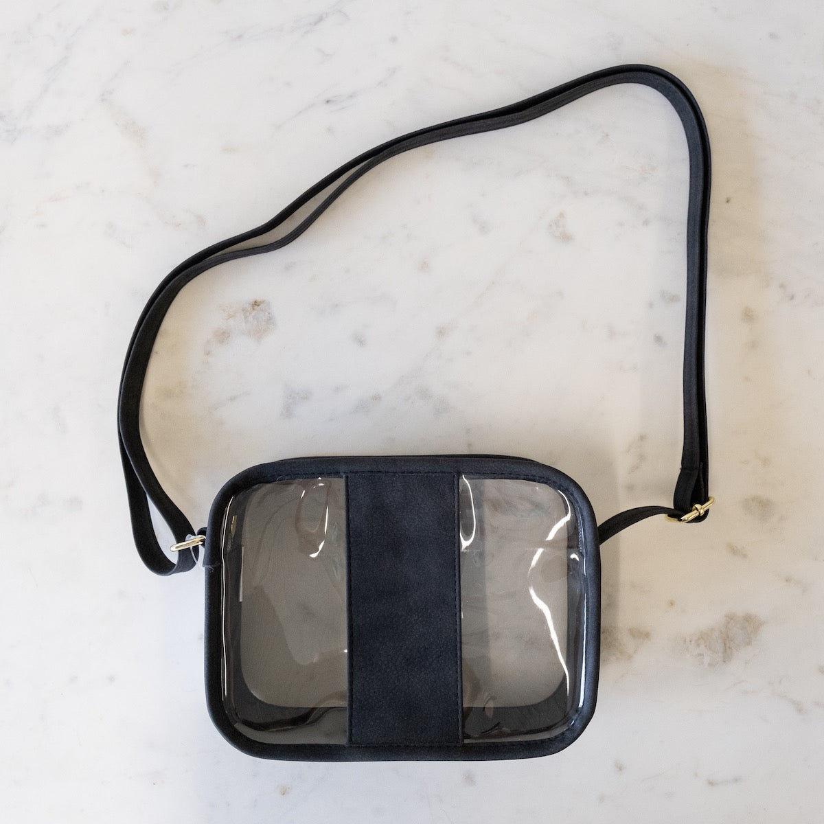 Modern Faux Leather Zip Crossbody Bag