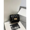 Quilted Chain Strap Crossbody Bag