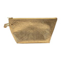Faux Leather Zip Clutch Bag
