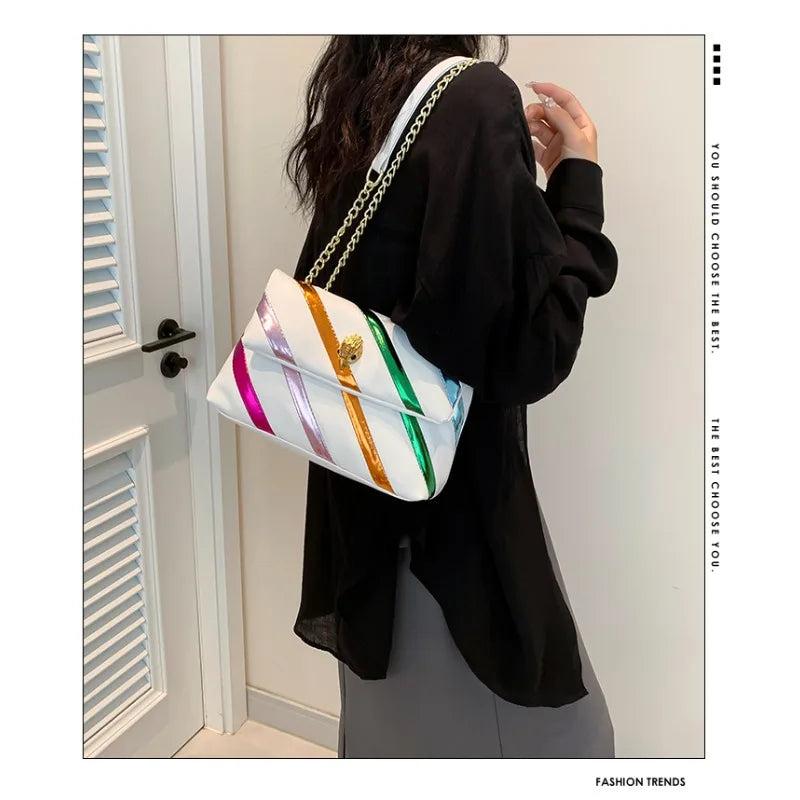 Relaxed Zip-Top Shoulder Bag