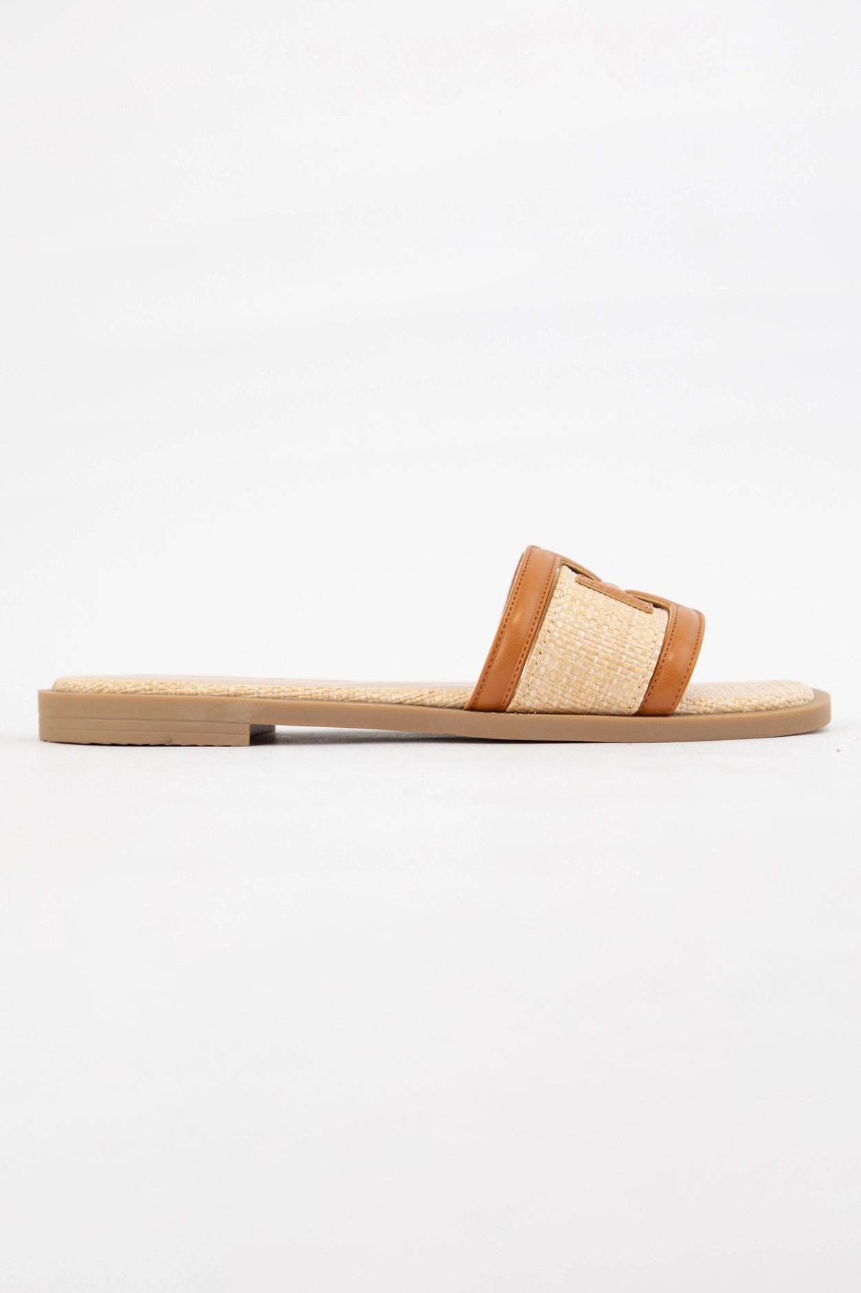 Slide Raffia Sandals