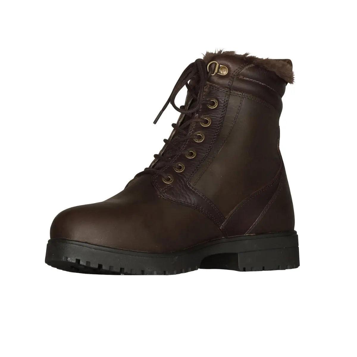 Lace-Up Weather-Ready Riding Boots