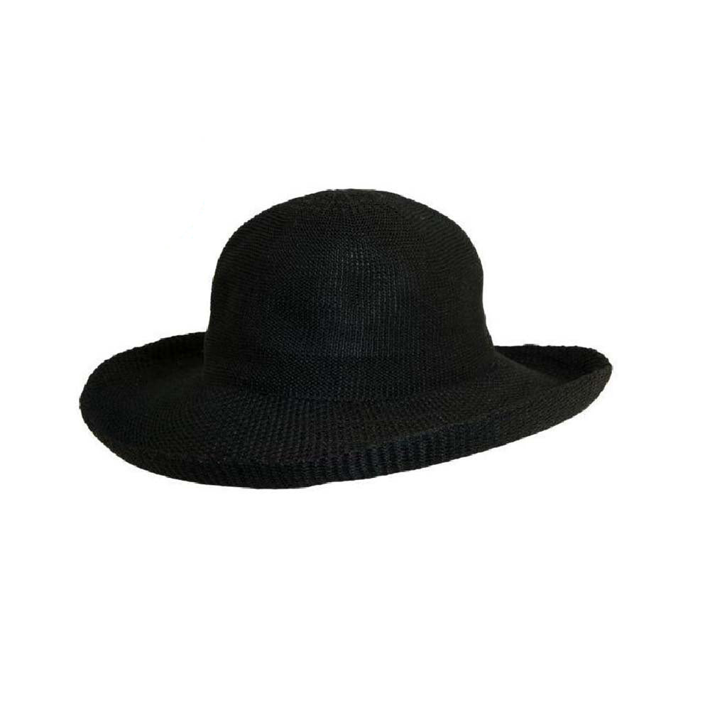 Women’s Classic Wide Brim Cotton Round Crown Hat
