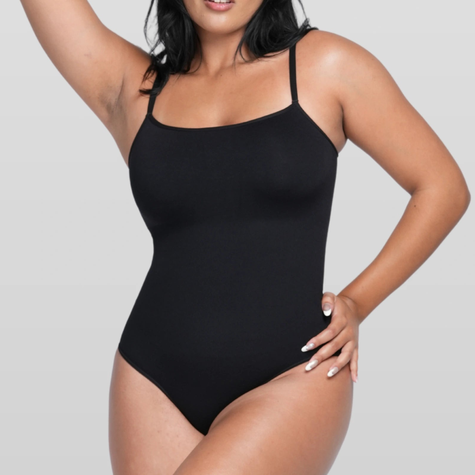 Square Neck Sculpting Bodysuit