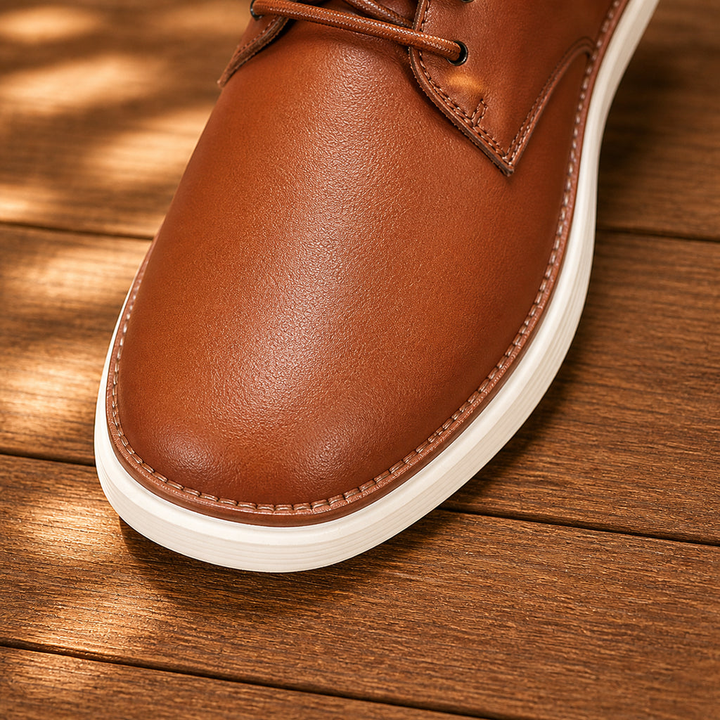 Lightweight Leather Sneakers