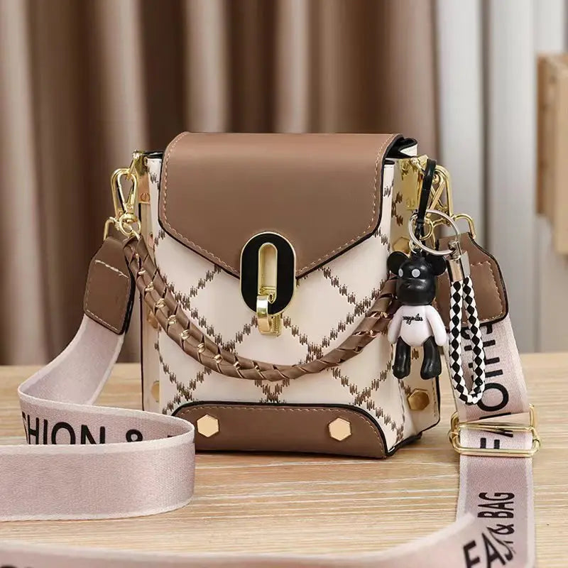 Structured Canvas Crossbody Bag