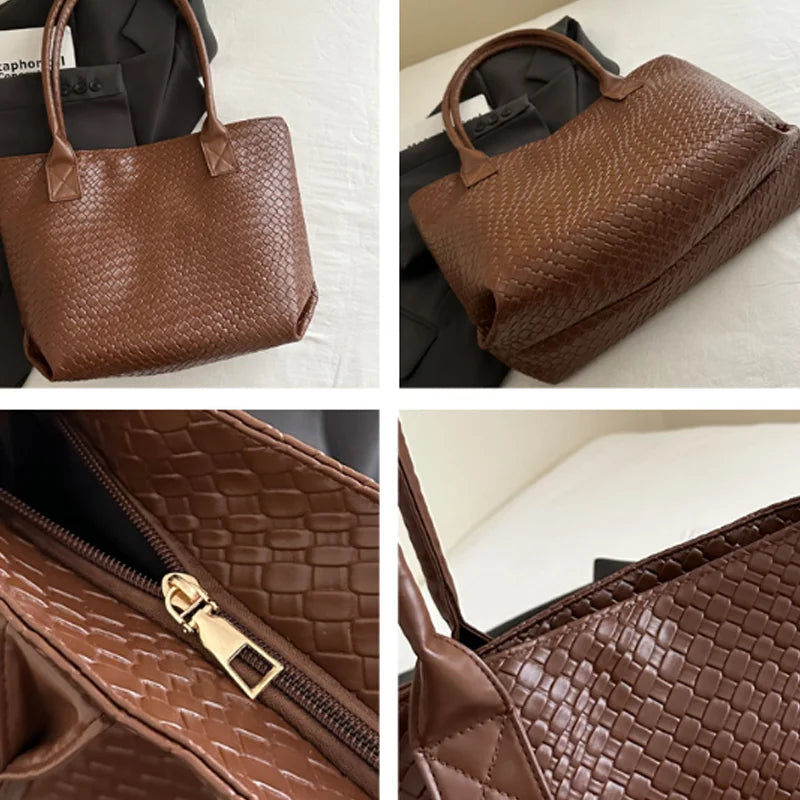 Roomy Zip-Top Crossbody Bag