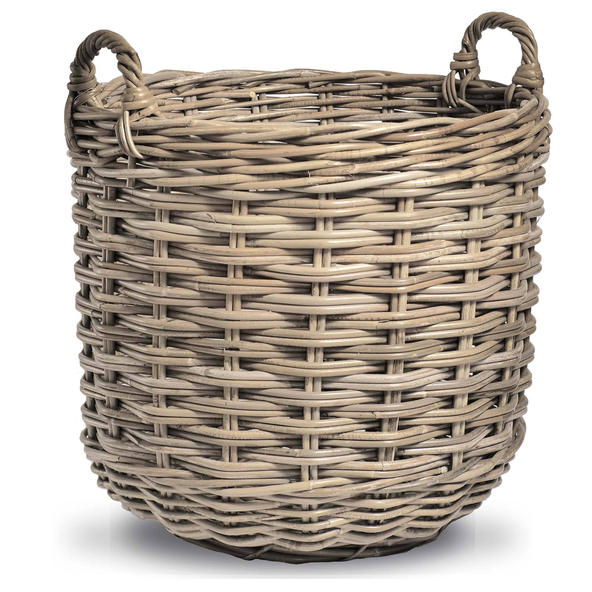 Kubu Round Storage Tote Basket