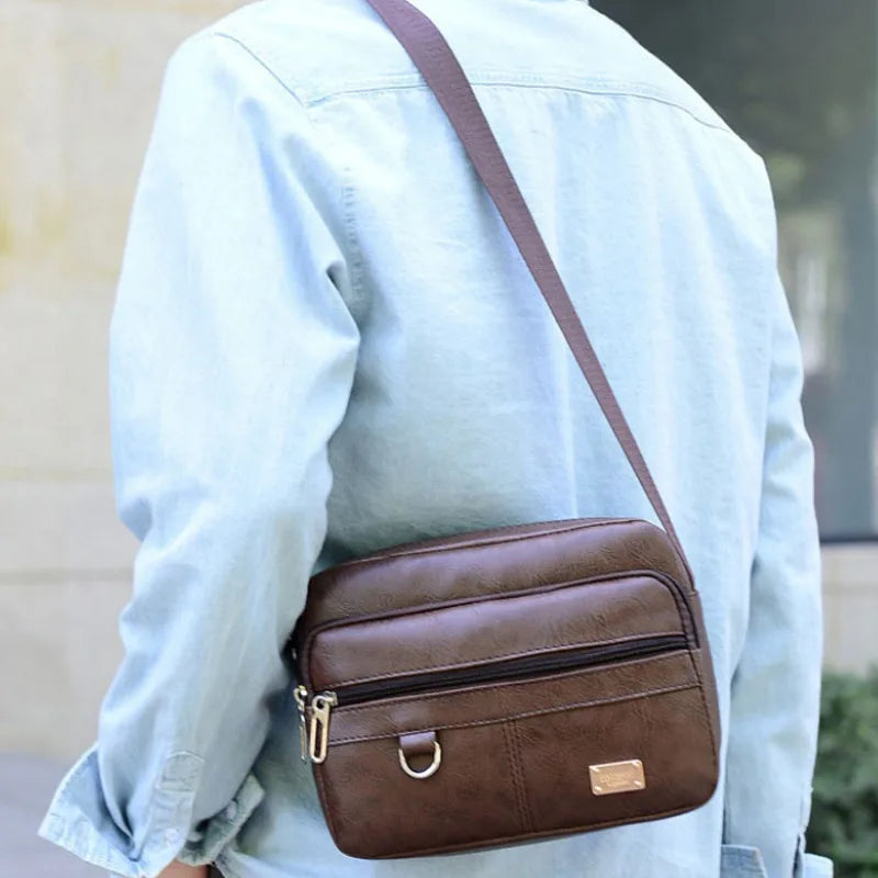 Modern Structured Soft Shoulder Bag