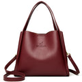 Modern Soft Zip-Top Shoulder Bag