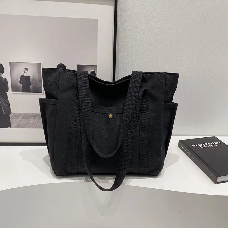 Relaxed Structured Soft Tote Bag