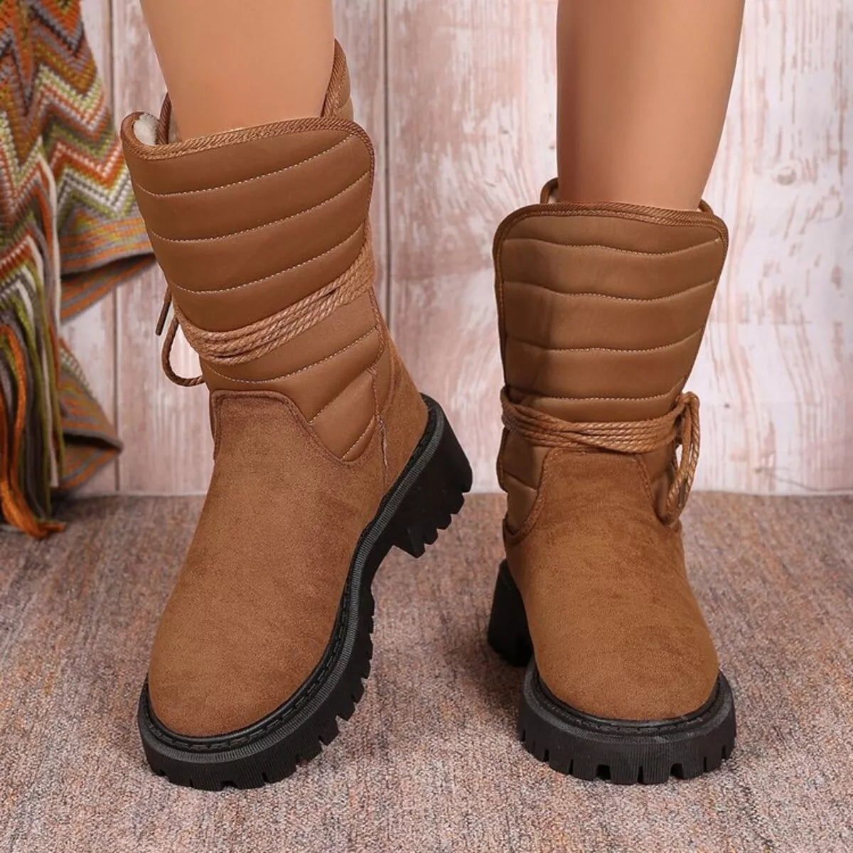 Everyday Lace-Up Riding Boots