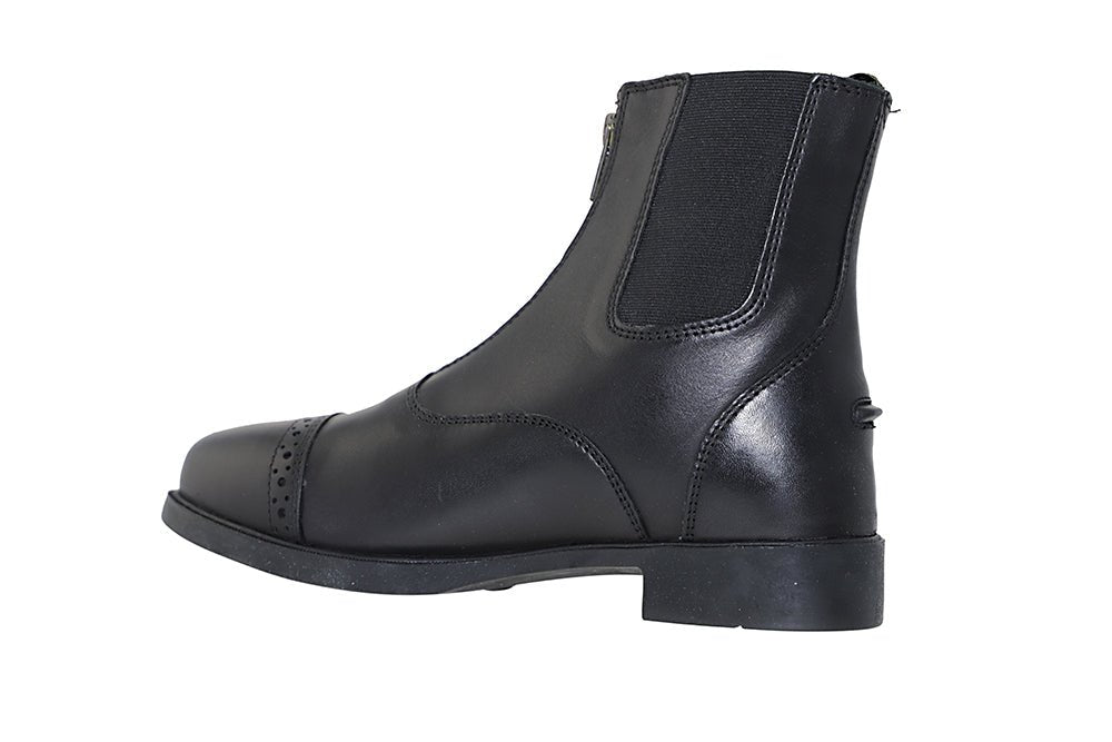 Zip Leather Paddock Boots