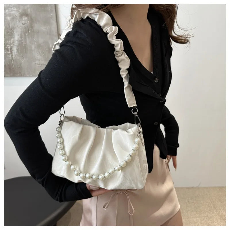 Classic Structured Soft Shoulder Bag