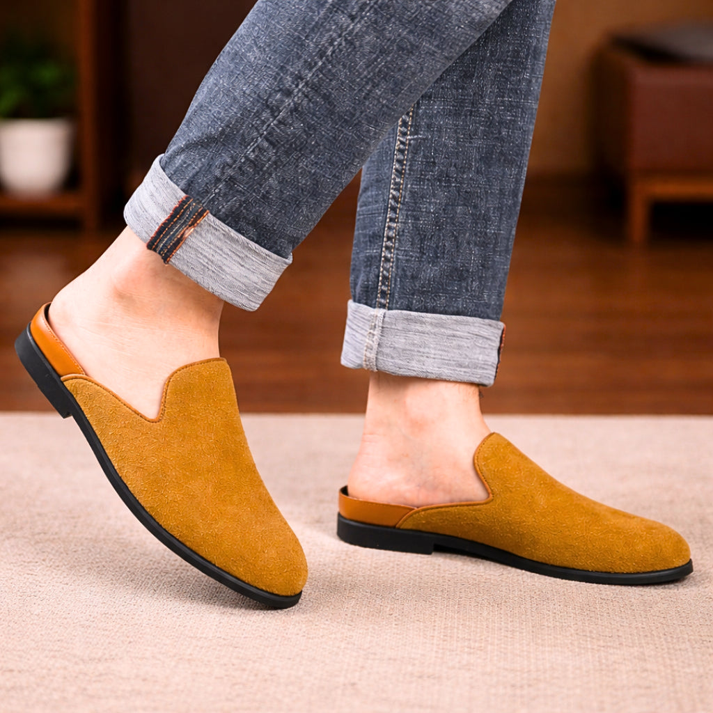 Comfortable Suede Mules